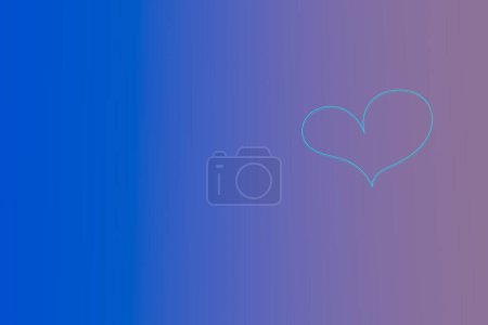 Téléchargez les photos : Multicolored nude background with heart shape. - en image libre de droit