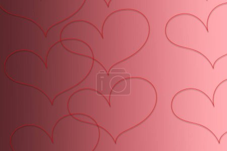 Téléchargez les photos : Multicolored nude background with heart shape. - en image libre de droit