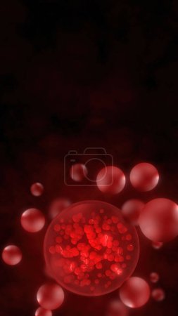 Téléchargez les photos : Macro Red Blood Cells In Artery, Disease Prevention, Healthcare Backgrounds - en image libre de droit