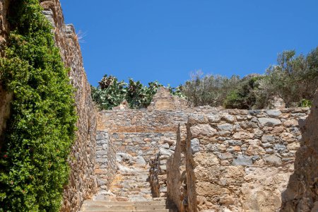Photo for Old house ruins on Spionalonga, Crete. High quality photo - Royalty Free Image