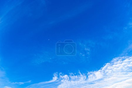 Photo for Panorama blue sky with clouds. High quality photo - Royalty Free Image