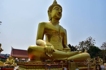 Photo for Biggest Buddha statue temple in Thailand - Royalty Free Image