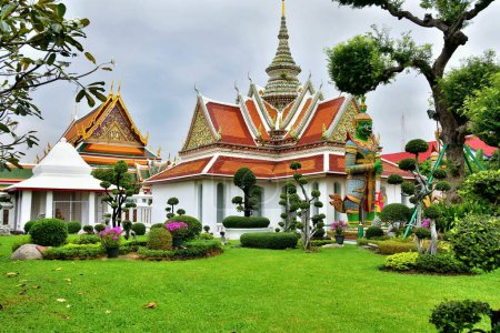 Photo for Wat Yannasang Wararam buddhist temple in Huai Yai in the Chonburi province of Thailand - Royalty Free Image