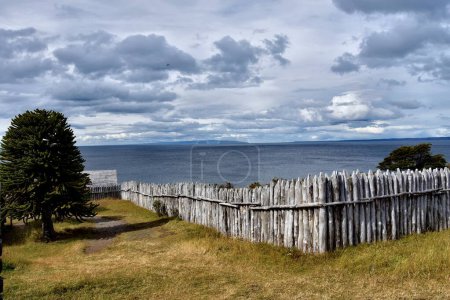 Photo for Forte Bulnes, ancient fortress in Punta Arenas Chile - Royalty Free Image
