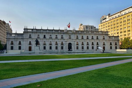 Foto de Palacio Presidencial La Moneda, Santiago, Chile. - Imagen libre de derechos