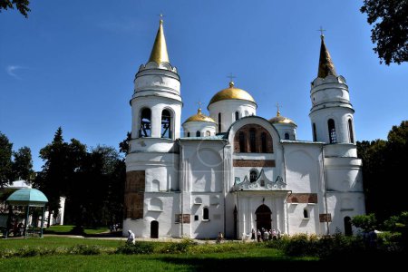 Foto de Salvador-Transfiguración Catedral del siglo XI de Chernihiv antiguo, Ucrania. - Imagen libre de derechos