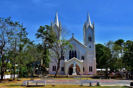 Foto de Puerto Princesa, Palawan, Filipinas 6 de febrero de 2019: Catedral de la Inmaculada Concepción en la ciudad de Puerto Princesa, Palawan, Filipinas - Imagen libre de derechos
