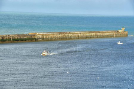 Photo for The harbor of Dieppe in the Normandy France - Royalty Free Image