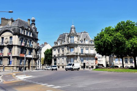 Téléchargez les photos : Reims, France - 15 juin 2023 : Architecture de Reims, une ville de Champagne-Ardenne - en image libre de droit