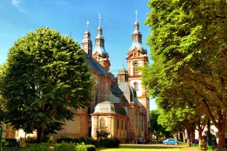 Téléchargez les photos : Eglise St Fridolin - Alsace en France - en image libre de droit