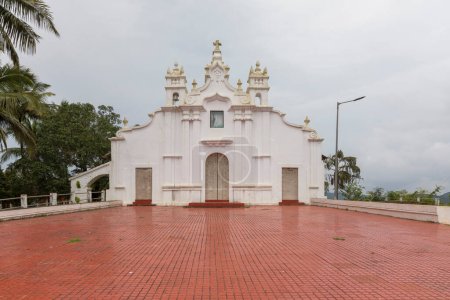 Photo for Chapel of St Sebastian at Monte Loutolim Goa - India - Royalty Free Image