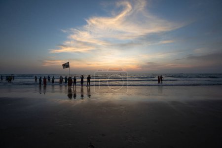 Foto de Colva Beach Sunset - Goa del Sur - Imagen libre de derechos