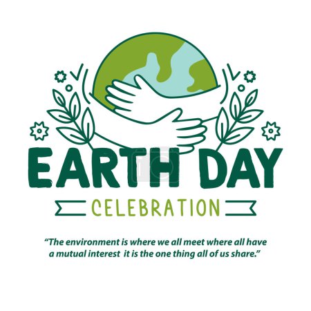 Tag der Erde. Internationaler Tag der Mutter Erde. Umweltprobleme und Umweltschutz. Vektorillustration. Fürsorge für die Natur. Reihe von Vektorillustrationen