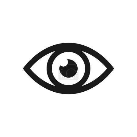 icono del ojo. ilustración vectorial.