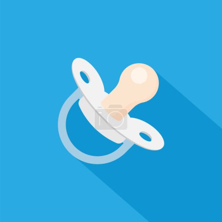 Illustration for Baby nipple icon. Vector illustration. Eps 10. - Royalty Free Image