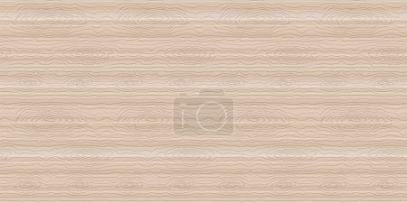 Illustration for Panoramic texture of light wood with knots. Vector illustration. Eps 10. - Royalty Free Image