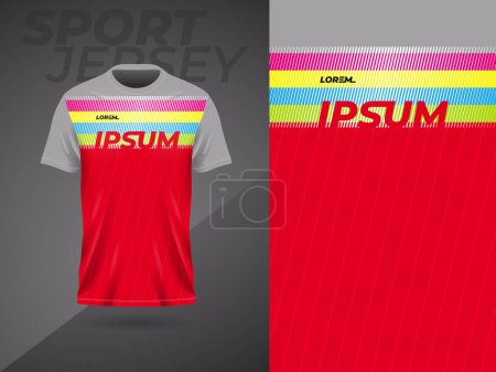 Photo for Abstract tshirt sports jersey design for football soccer racing gaming motocross cycling running - Royalty Free Image