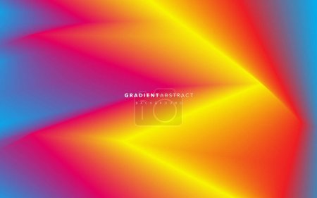 Photo for Colorful gradient wave abstract background design - Royalty Free Image