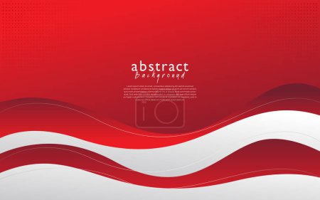 Photo for Red white modern abstract background design - Royalty Free Image