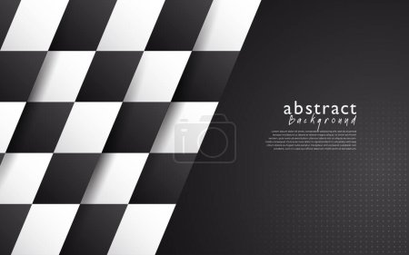 Photo for Black white modern abstract background design - Royalty Free Image