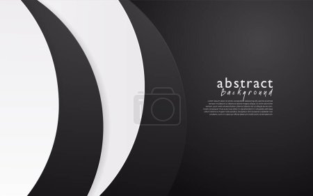 Photo for Black white modern abstract background design - Royalty Free Image