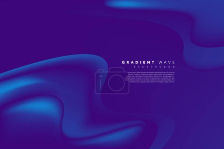 Photo for Blue gradient abstract background design - Royalty Free Image