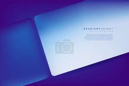 Photo for Blue gradient abstract background banner with modern and geometric shapes. - Royalty Free Image