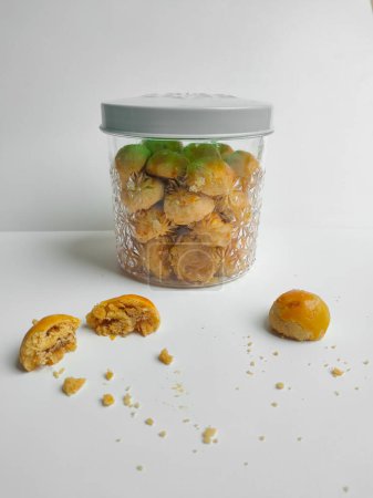 Nastar-Kekse, Ananaskuchen oder Ananaskuchen sind kleine Gebäckstücke, die mit Ananasmarmelade gefüllt sind. 