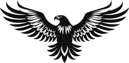 vintage eagle vector illustration for logos, tattoos, stickers, t-shirt designs, hats