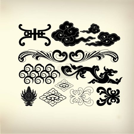 Ilustración de Ornament for decorative design - Imagen libre de derechos
