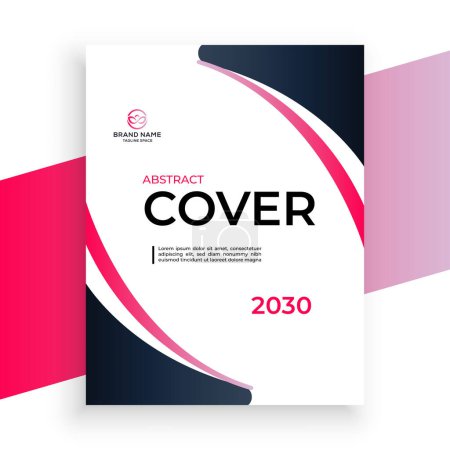 vector creative and  modern book cover design template