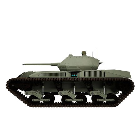 tank vehicle set on white background