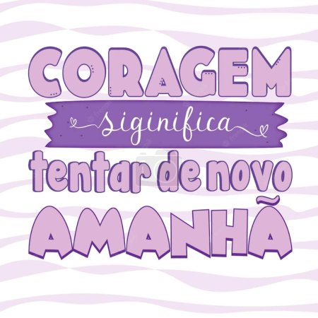 Foto de Frase em Portugues Brasileiro de simples edicao para tem motivacional - Imagen libre de derechos