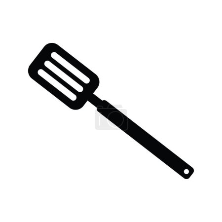Photo for Spoon for cooking ikon vector illustration logo design - Royalty Free Image