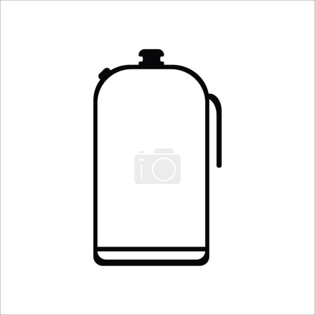 Photo for Gas cylinders icon vector illustration logo design - Royalty Free Image