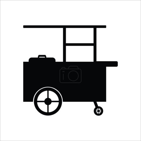 Photo for Sales cart icon vector illustration logo design - Royalty Free Image