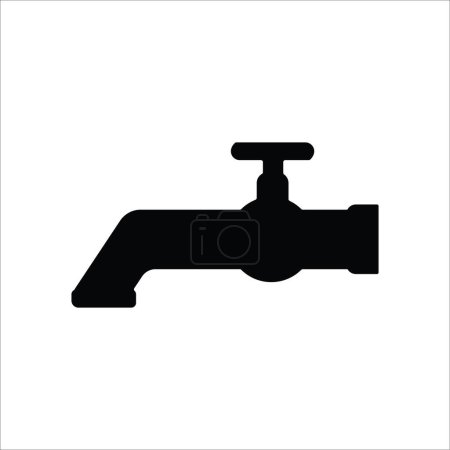 Photo for Faucet icon vector illustration logo design - Royalty Free Image