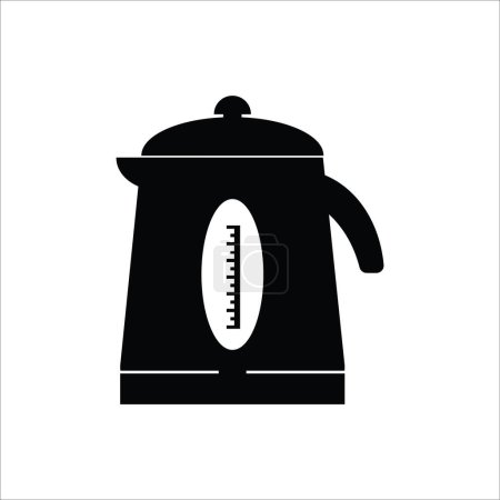 Photo for Electric kettle icon vector illustration logo design - Royalty Free Image