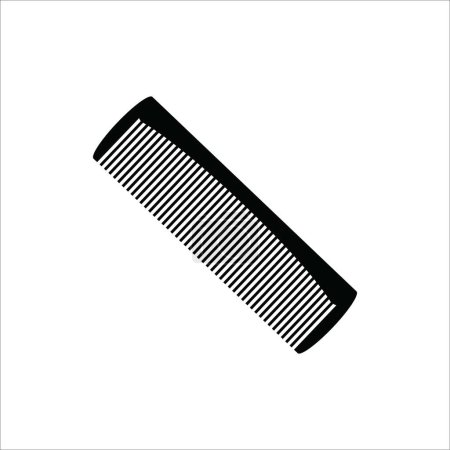 Illustration for Hair comb icon vector illustration logo design - Royalty Free Image
