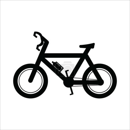 Photo for Bicycle icon vector illustration logo design - Royalty Free Image