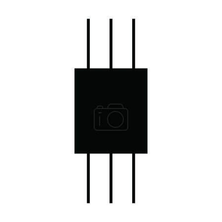 Illustration for Electronic components icon vector illustration logo design - Royalty Free Image