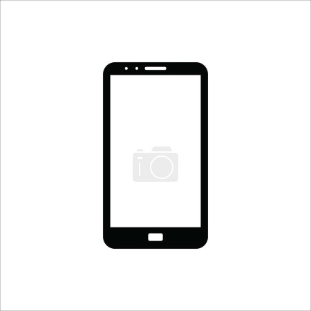 Photo for Mobile phone icon vector illustration logo design - Royalty Free Image