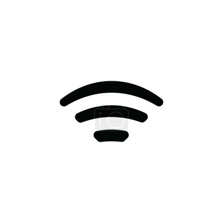 Photo for Internet signal icon vector illustration logo design - Royalty Free Image