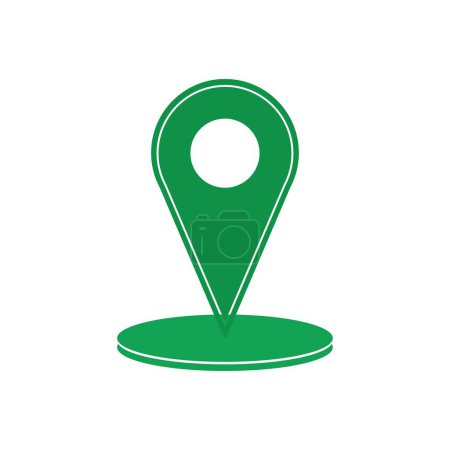 Photo for Location point icon vector illustration logo design - Royalty Free Image