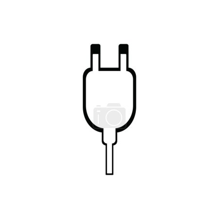 plug icon vector illustration logo design