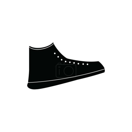 Icône de chaussure illustration vectorielle logo design