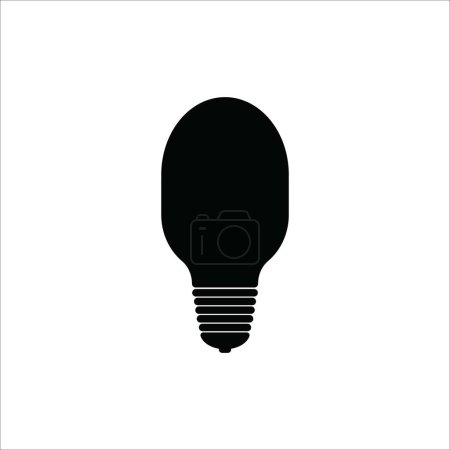 Bulb icon vector illustration logo desain