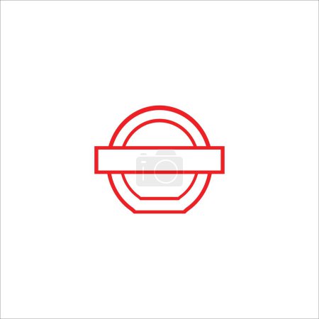 Photo for Blank logo icon vector illustration logo design - Royalty Free Image