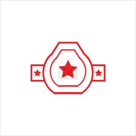 Logotipo en blanco icono vector ilustración logo diseño