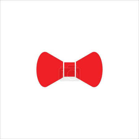 Photo for Men's tie icon vector illustration logo design - Royalty Free Image